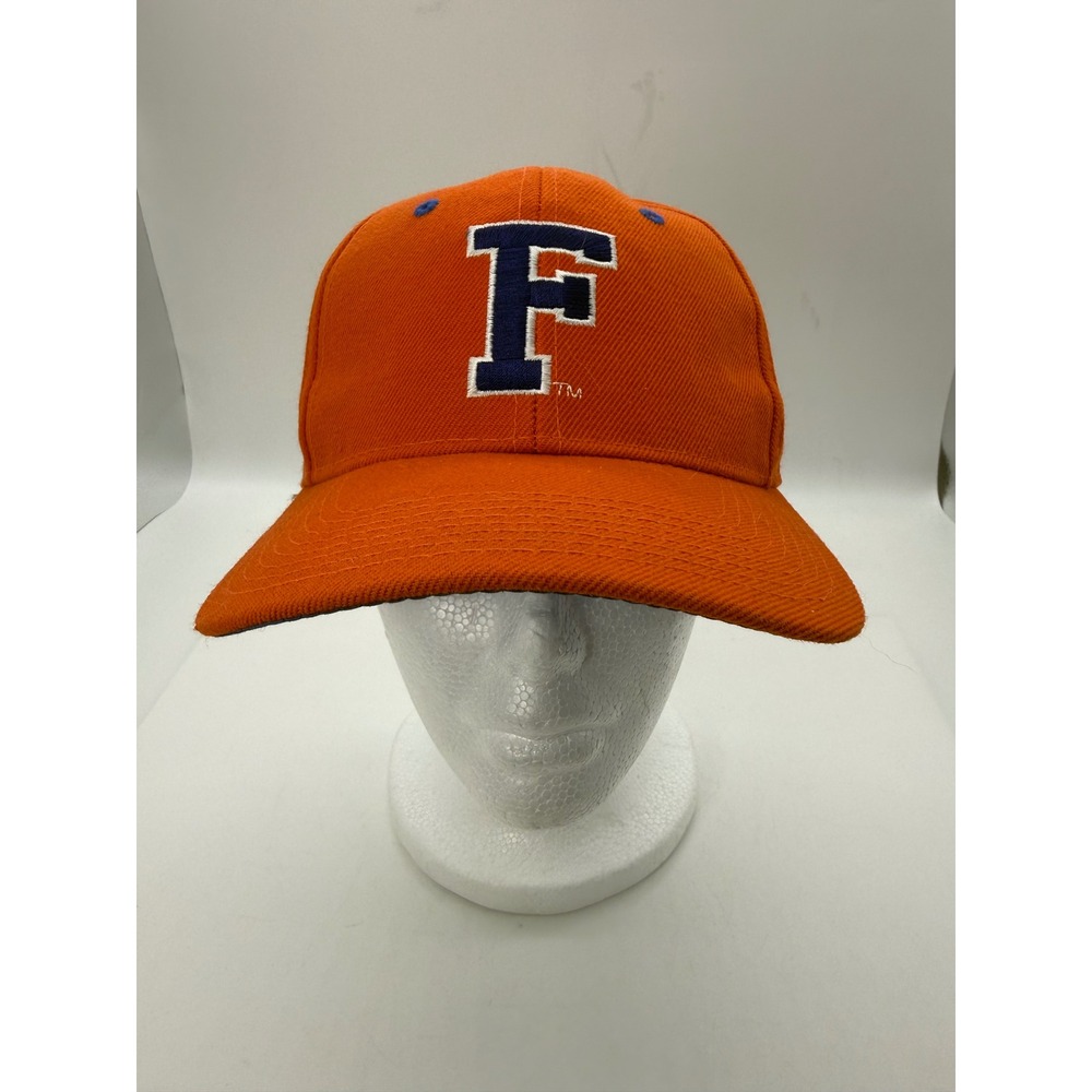 Florida Gators Orange Blue‎ Block F Collegiate Baseball Cap Hat Distressed